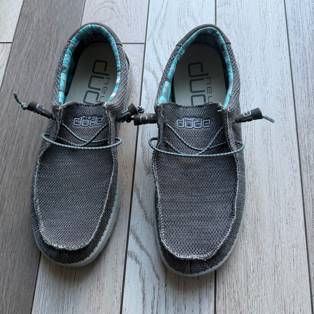 Hey Dude Men's Charcoal Slip-On Loafers
